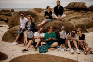 Ceremonie laïque en bord de mer