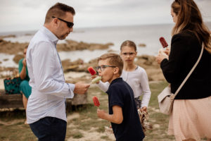 Ceremonie laïque en bord de mer